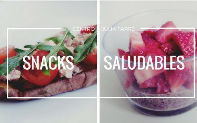 22 ideas de snacks saludables